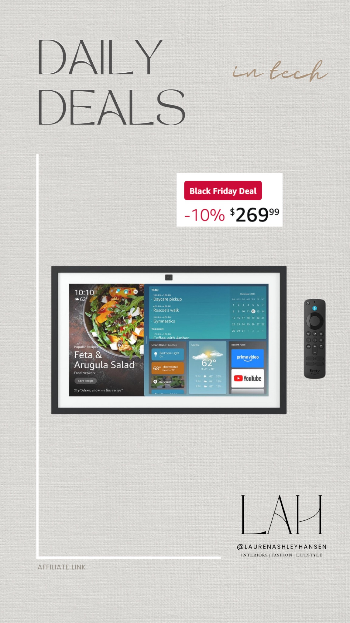 My favorite Amazon Echo Show is back in stock, updated and on sale for bf!! We use this for everything from calendars to list and music too! 

#LTKCyberWeek #LTKSaleAlert #LTKHome