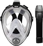 Deep Blue Gear - Vista Vue Full Face Snorkeling Mask, Black/Clear Silicone, Large/X-Large | Amazon (US)