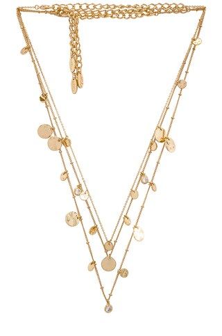 Layered Mini Disc Necklace | Revolve Clothing (Global)