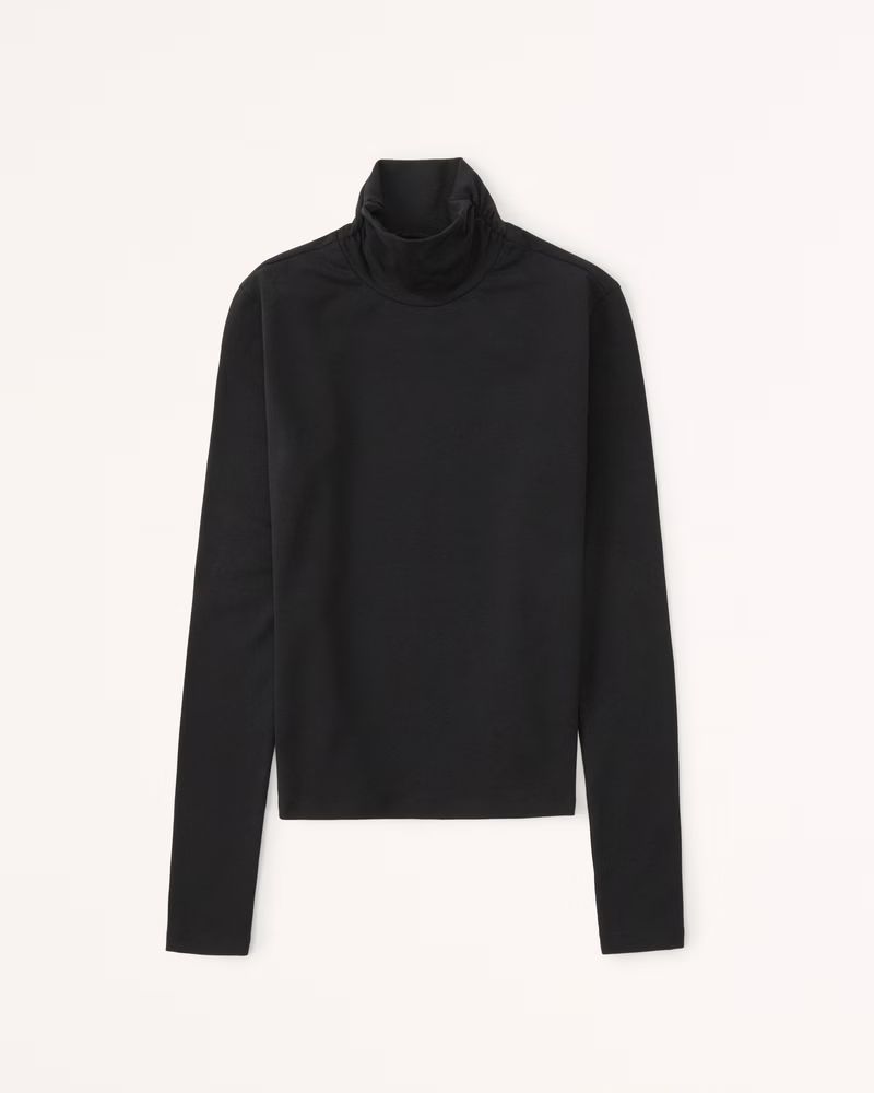 Long-Sleeve Turtleneck Top | Abercrombie & Fitch (US)