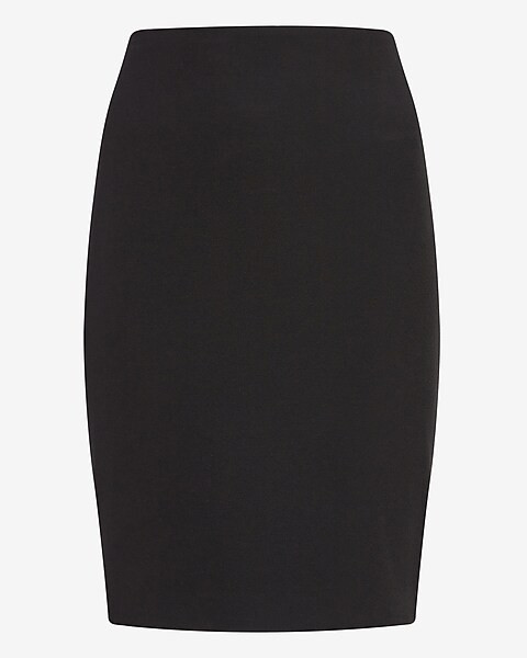 High Waisted Supersoft Twill Pencil Skirt | Express