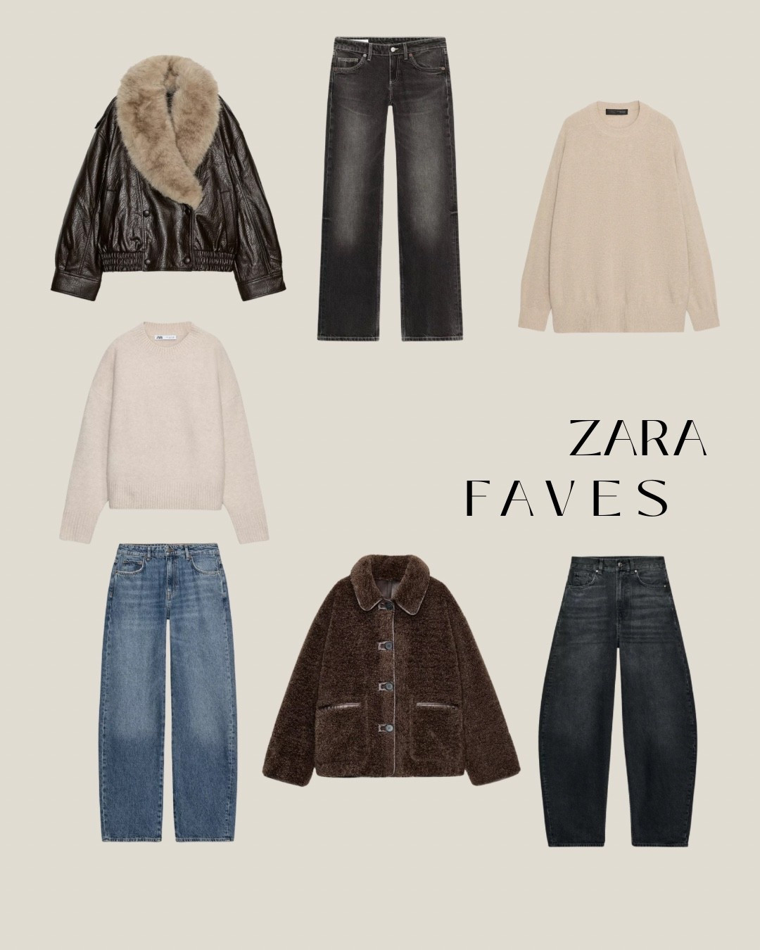 Zara faves atm🫶🏼🫶🏼

#LTKwinter #LTKeurope #LTKjeans