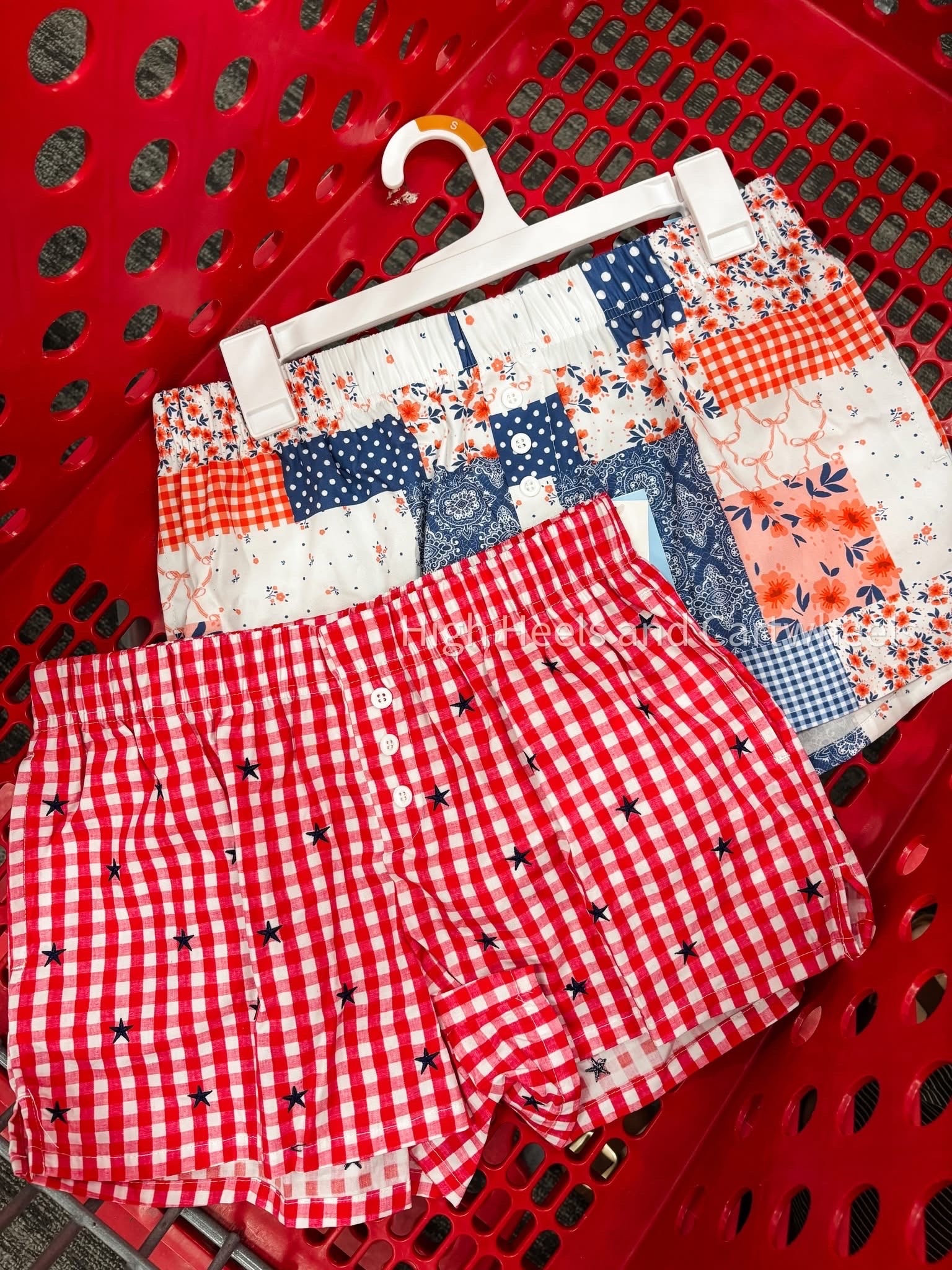 Cute patriotic shorts at Target