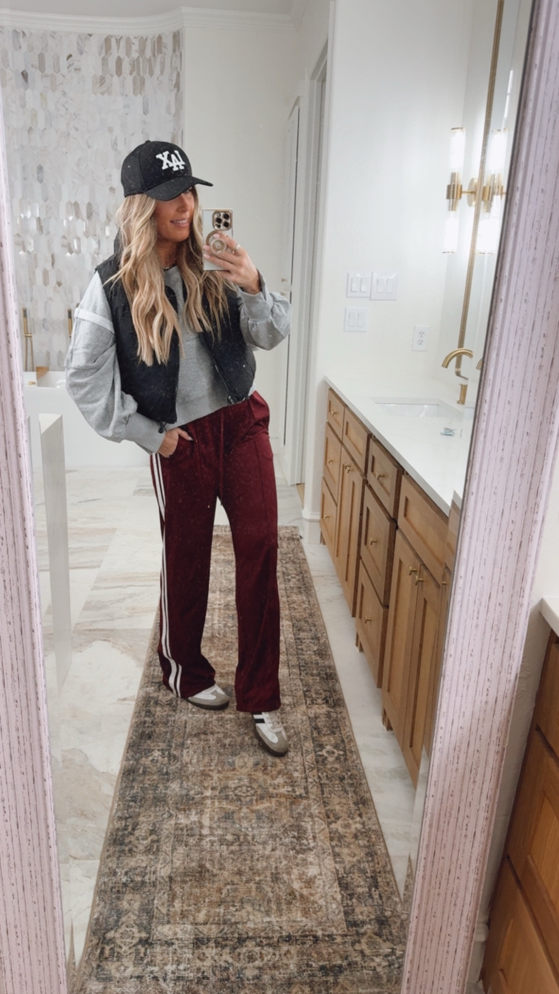 Sports mom outfit. Track pants. Spring fashion. Spring sports mom outfit. Mock neck sweatshirt. New balance shoes. Sports. Mom. Carpool pick up outfits. Date night. Work wear. Loafers. Trench coats. Super bow Sunday outfit. Game day. Spring. Spring break. Spring fashion.  Lululemon lookalike. Camo. Fleece lined leggings. Travel outfit. Apres ski. Winter fashion. Ski. Vacation outfits beach.  Home decor. Rug. Track pants fit true to size and come in short to tall options. Winter capsule wardrobe. Hooded cape. Track pants. Faux fur Day. Love knot bag. Target. Target sale. Camo. Leopard pants. . Apres ski. Ugg. Faux fur coat. Ski. Ski outfit. Bedding refresh. cozy set. outfit. Activewear. Athleisure. Fleece lined leggings. Active wear sale. New arrivals. new arrivals. Workout set. Lululemon looks for less. . Cozy travel outfit.  sale.


#LTKOver40 #LTKSaleAlert #LTKgrwm