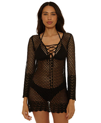 Women's Treasure Island Crochet Knit Swimsuit Cover-Up | Macy's