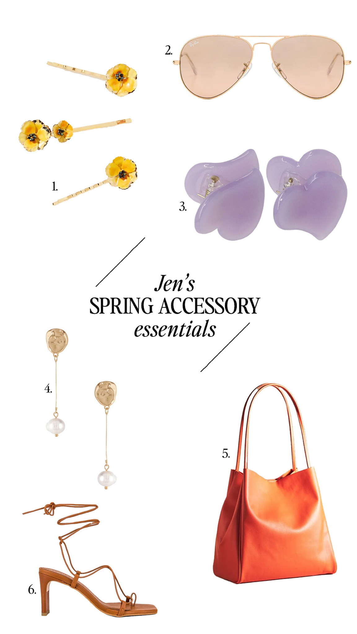 Jen’s Spring Accessory Essentials 🌸

#LTKshoecrush #LTKstyletip #LTKSeasonal