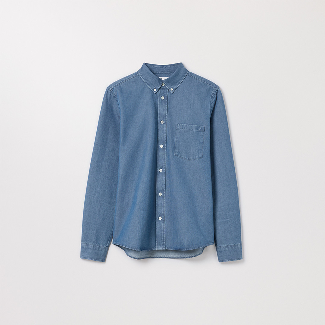 The Denim Shirt Light Blue Wash | ASKET