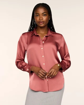 SPANX® Silky Smooth Button Down | Spanx