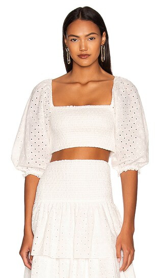 Hanner Top in Optic White | Revolve Clothing (Global)