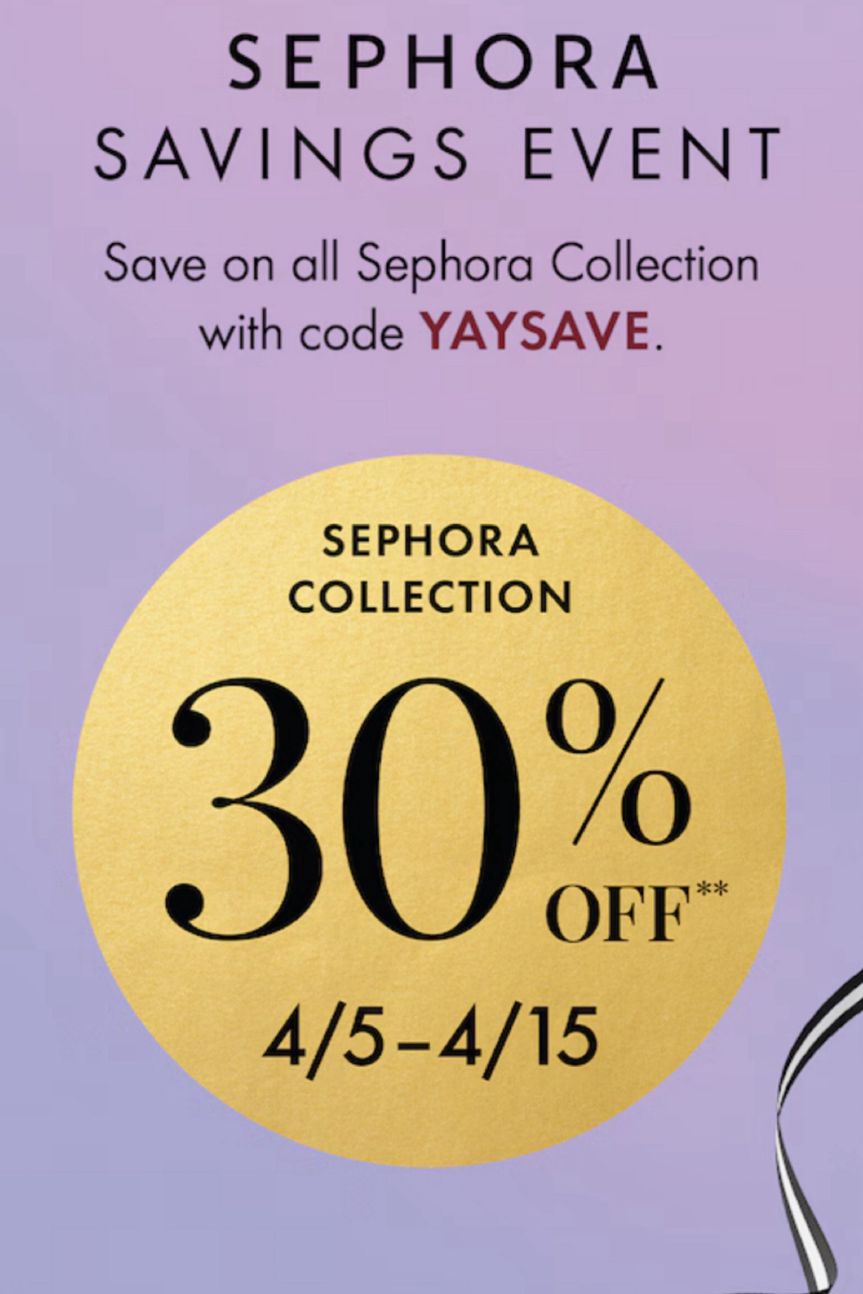 Save 30% with code YAYSAVE

#LTKxSephora #LTKsalealert #LTKbeauty