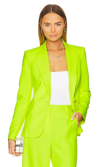 Chamberlain Blazer in Chartreuse | Revolve Clothing (Global)