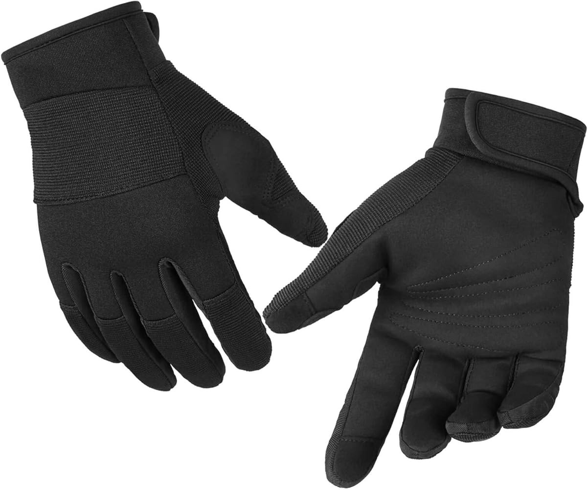 OZERO 2 Pairs Utility Work Gloves for Men Women: Touchscreen Tactical Gloves Flex Shock-absorbing... | Amazon (US)