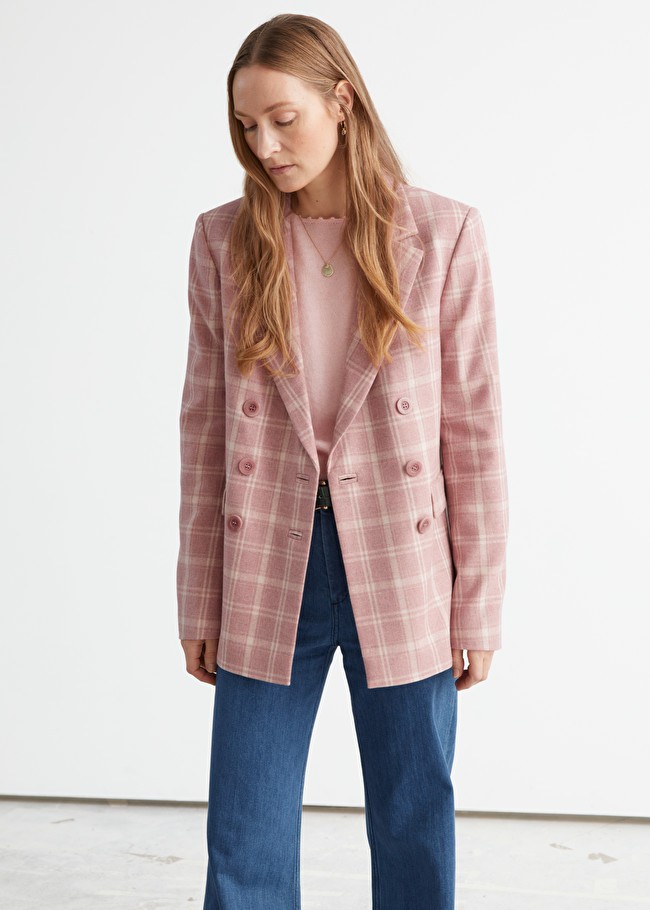 Relaxed Double Breasted Wool Blend Blazer | & Other Stories (EU + UK)