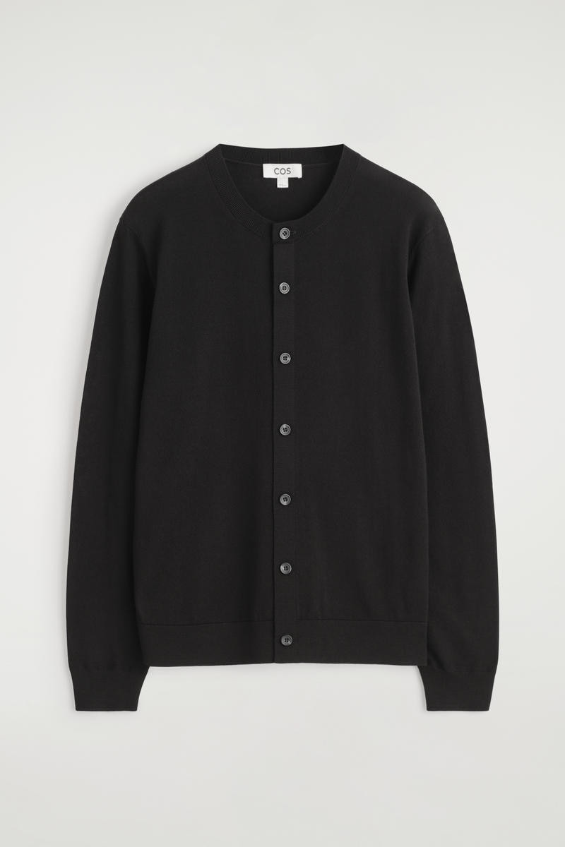 Merino Wool Crew-Neck Cardigan | COS (US)