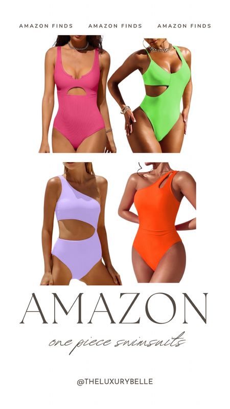 Amazon one piece swimsuits! 

#LTKStyleTip #LTKSeasonal #LTKSwim
