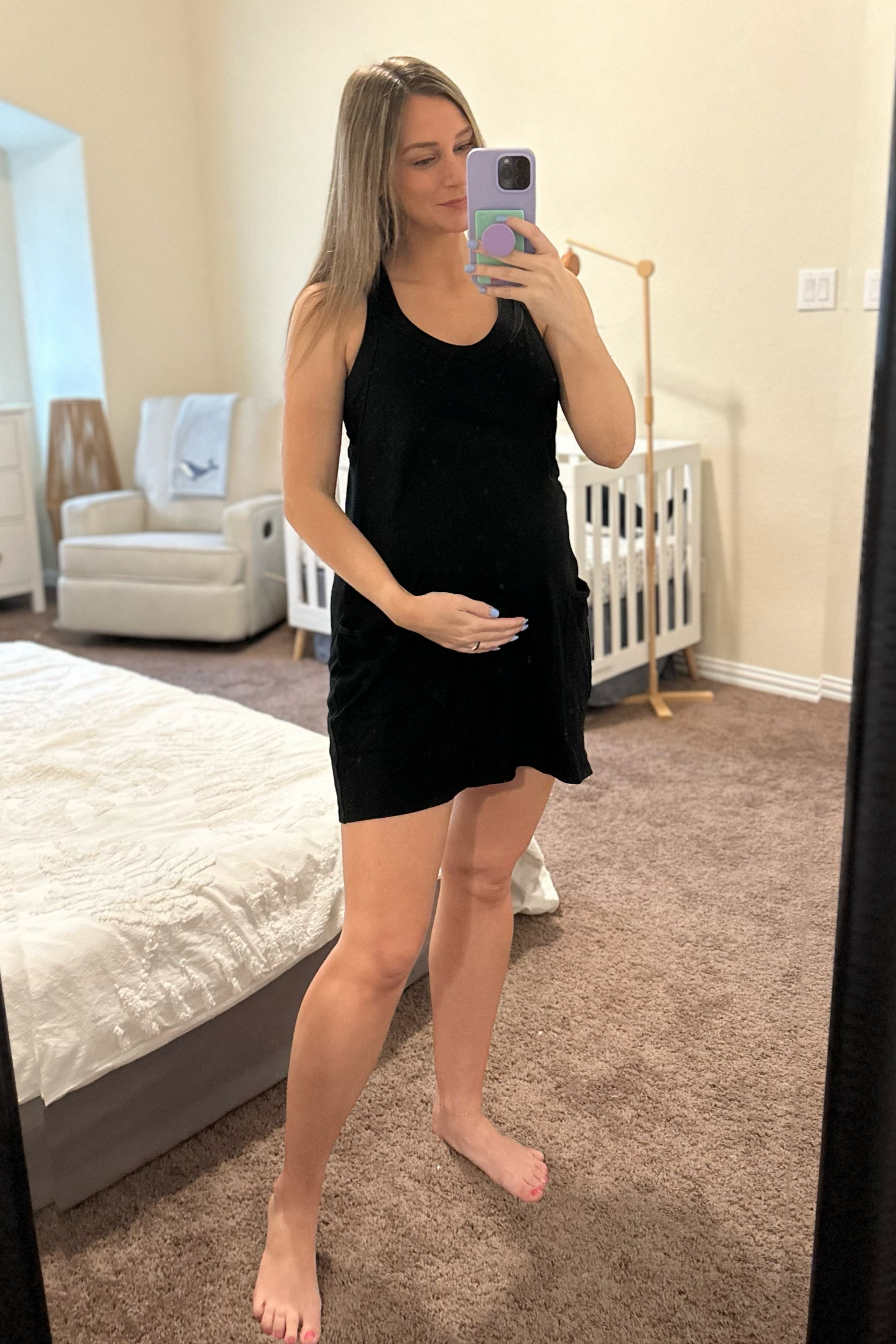 The perfect Free People Hot Shot Mini Dress Dupe from Amazon!! I sized up to a medium to fit the bump

Amazon find
Free people dupe
Bump friendly 
Romper dress 
Third trimester 
28 weeks 
Maternity 

#LTKbump #LTKunder50 #LTKstyletip