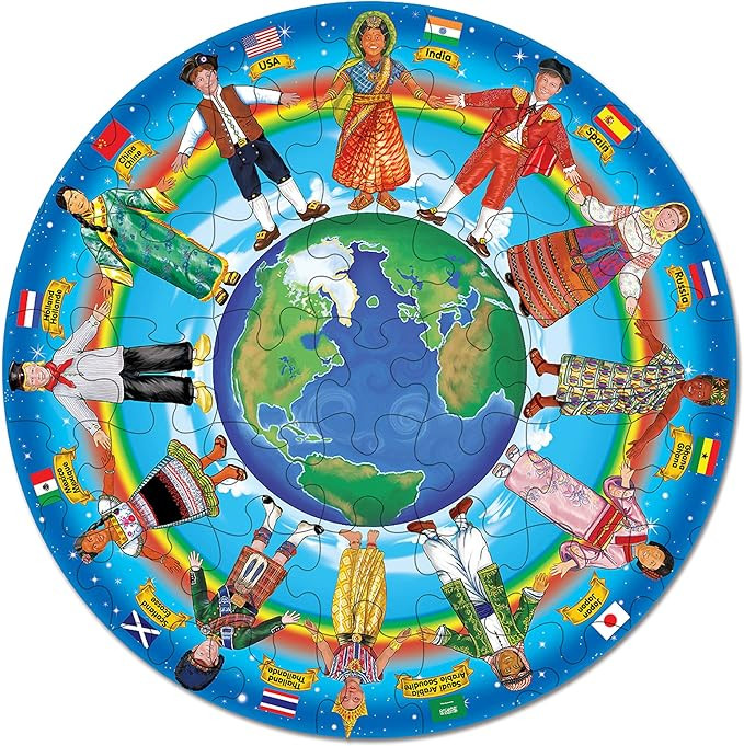Melissa & Doug Children of The World Floor 48pc Floor Puzzle | Amazon (US)