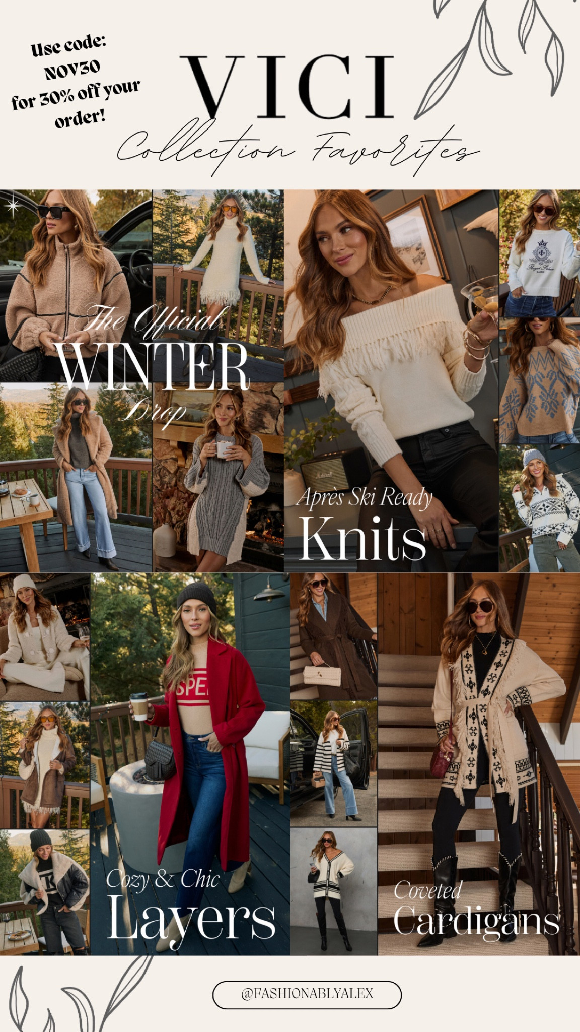 Shop my favorite collections from VICI! A lot of great gift ideas and if you use code: NOV30 you’ll get 30% off your order! 

#LTKHoliday #LTKSeasonal #LTKGiftGuide