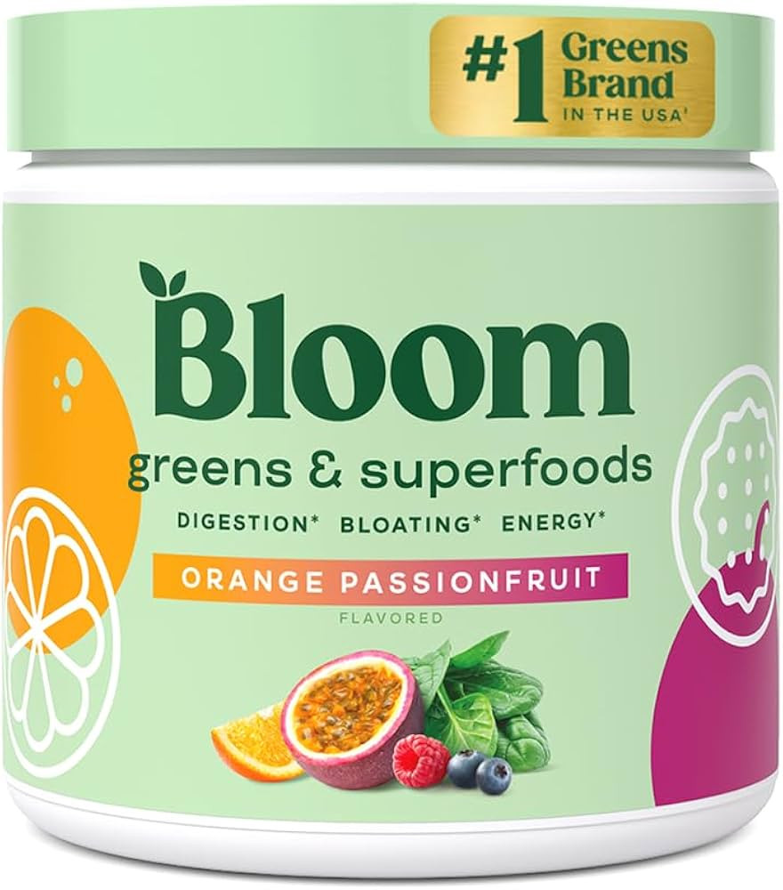 Bloom Nutrition Greens and Superfoods Powder for Digestive Health, Greens Powder with Digestive E... | Amazon (US)