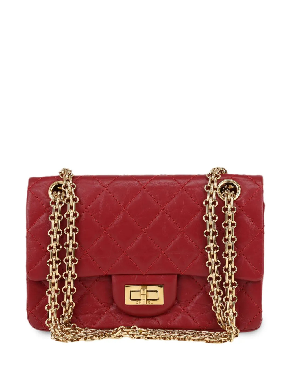 CHANEL Pre-Owned 2020 2.55 Reissue shoulder bag - Red | Farfetch Global