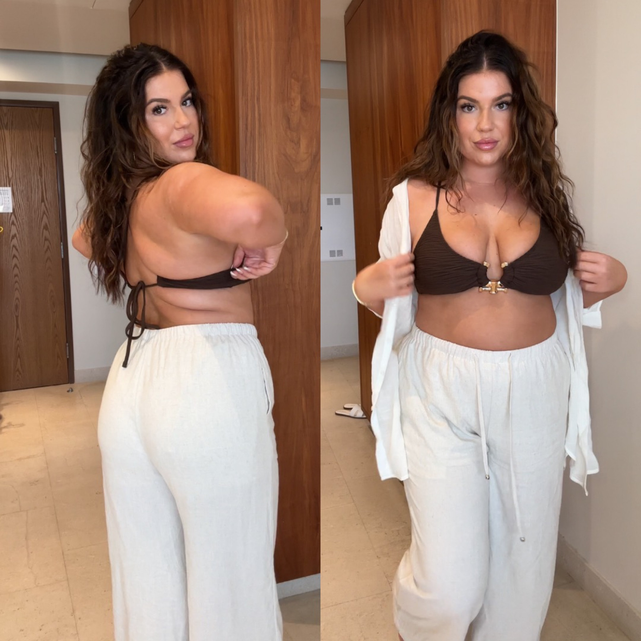 Vacation Outfit Inspo! Wearing XL bikini and L top & bottom!

#LTKMidsize #LTKTravel #LTKSwim