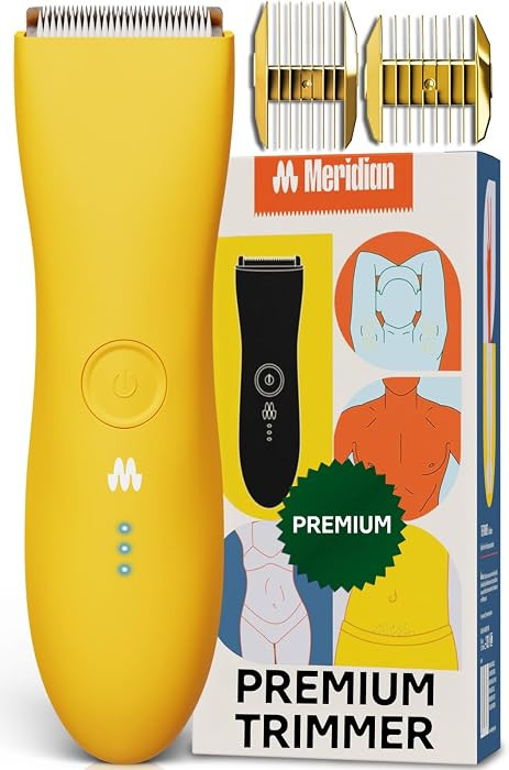 MERIDIAN The Trimmer Premium - Body Hair Trimmer & Electric Shaver for Men and Women for Pubic Ha... | Amazon (US)