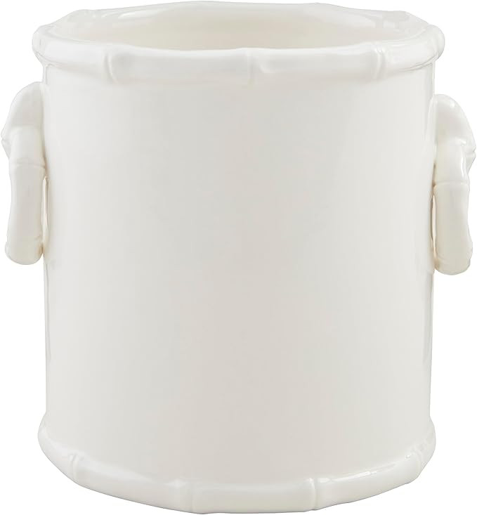 Mud Pie Bamboo Handle Utensil Holder; 6" x 5 1/2" Dia | Amazon (US)