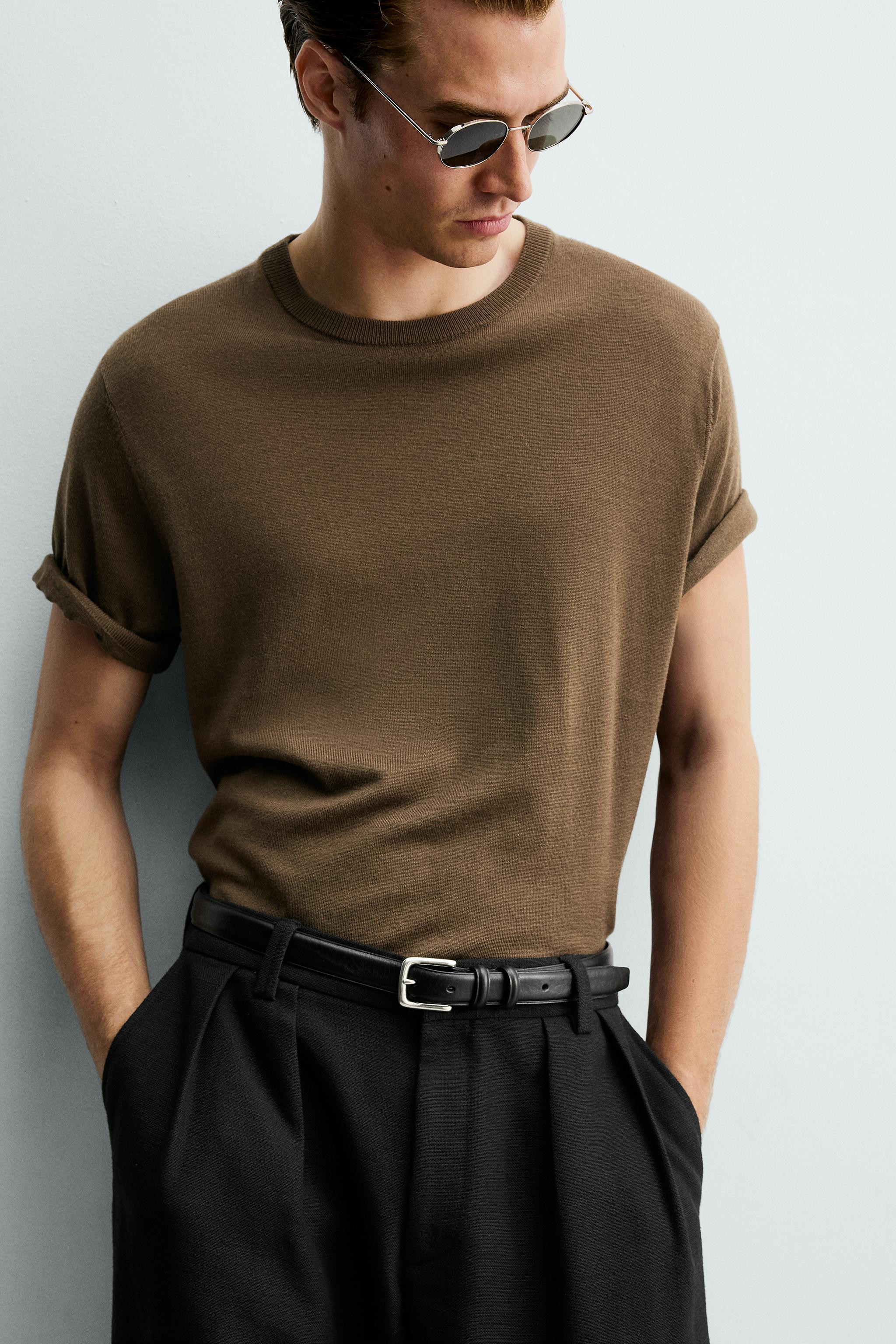 NARROW LEATHER BELT | Zara US