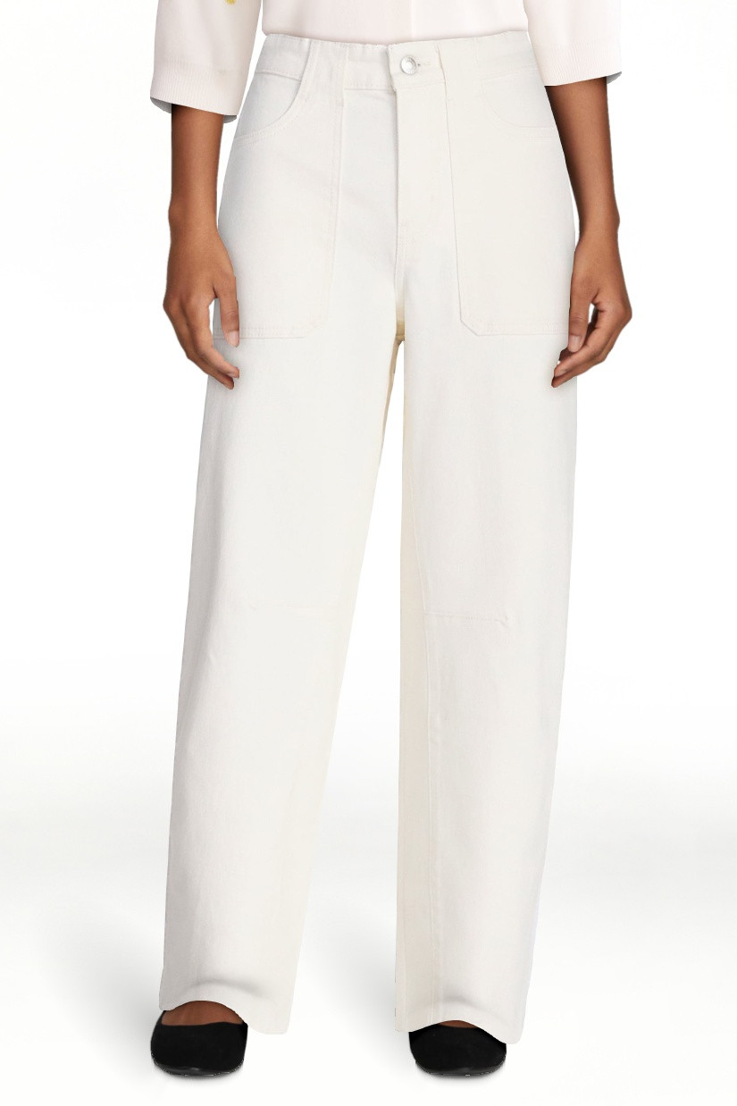 Free Assembly Women's Cropped Carpenter Barrel Jeans, 27" Inseam, Sizes 0-20 | Walmart (US)