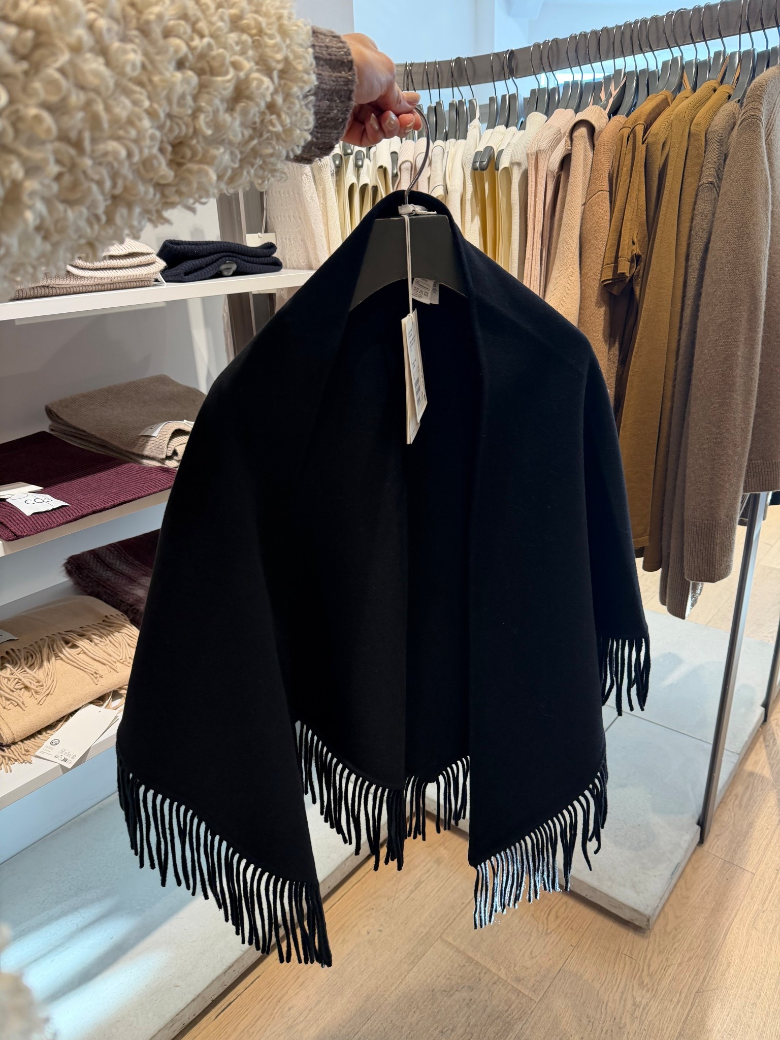 Black fringed scarf 🖤

#LTKdatenight #LTKeurope #LTKwinter
