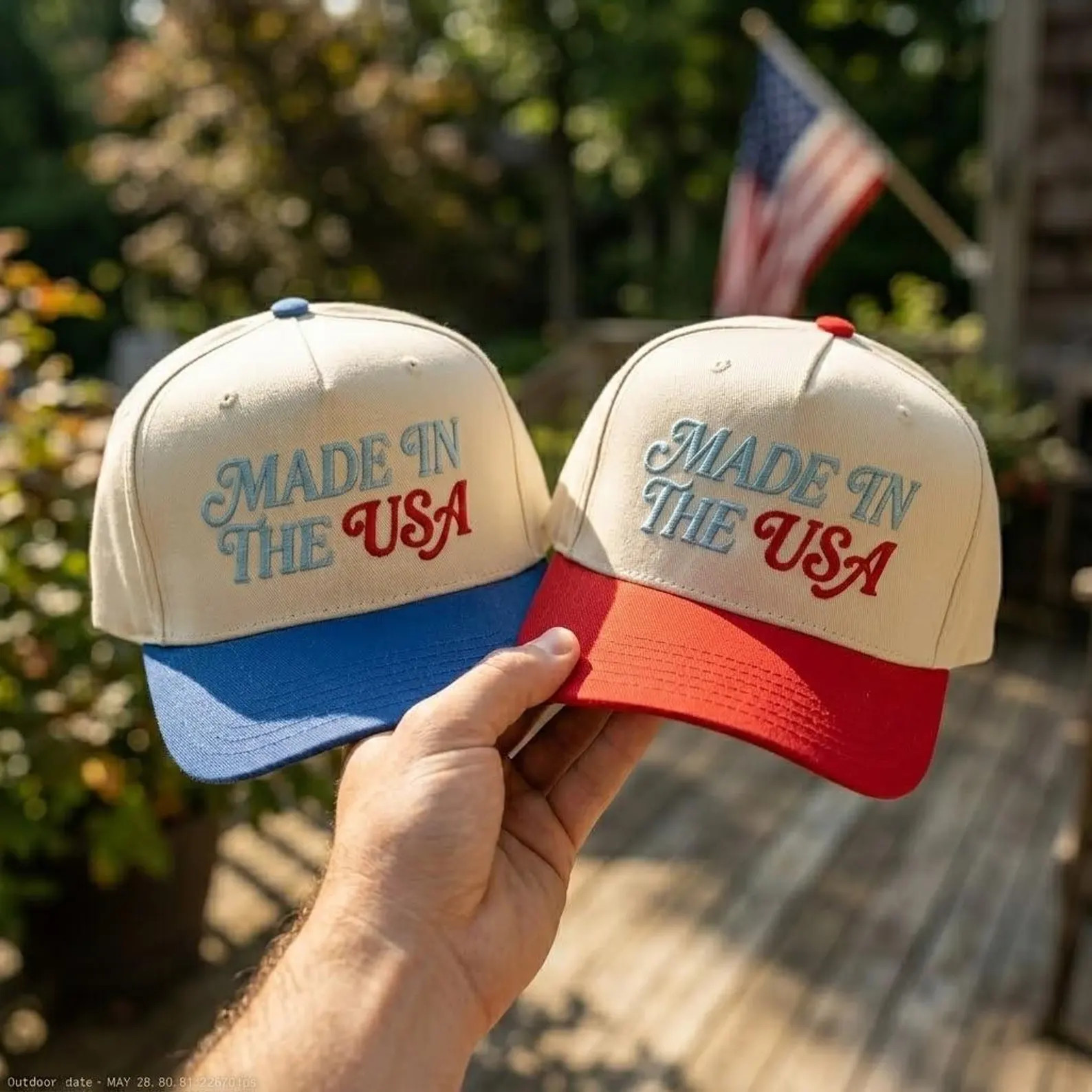 Made In The USA Embroidered Trucker Hat: Retro America 250th Anniversary Gift | Etsy (Global)