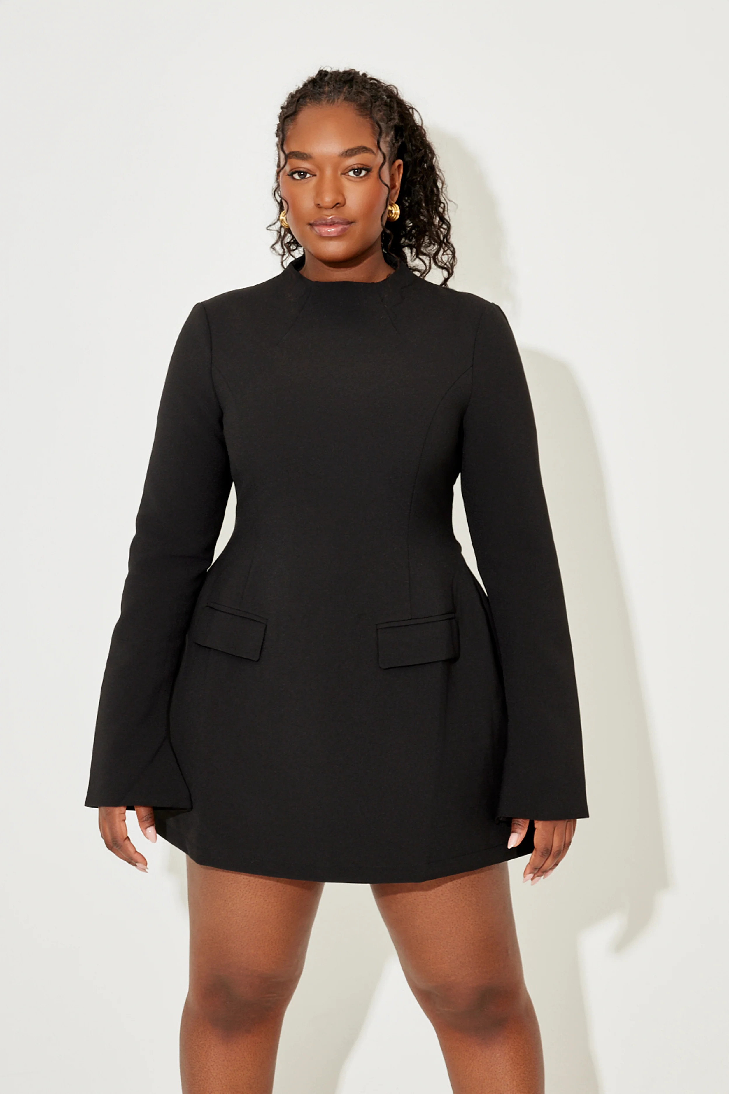Split Sleeve Mini Dress | Odd Muse
