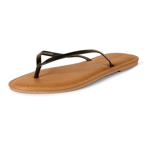 Amazon Essentials Women's Thong Sandal, Black, 11 | Amazon (US)