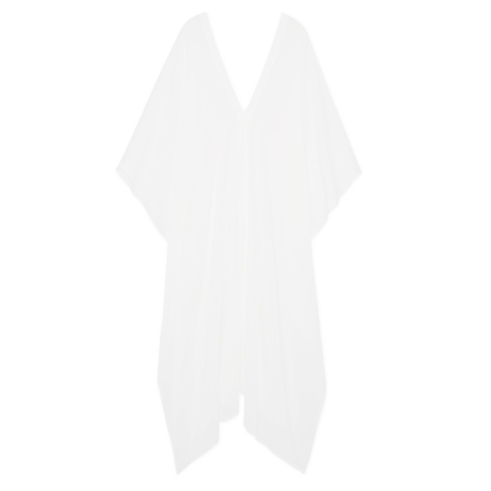 Miné Mediterranean Celeste Kaftan in White | goop