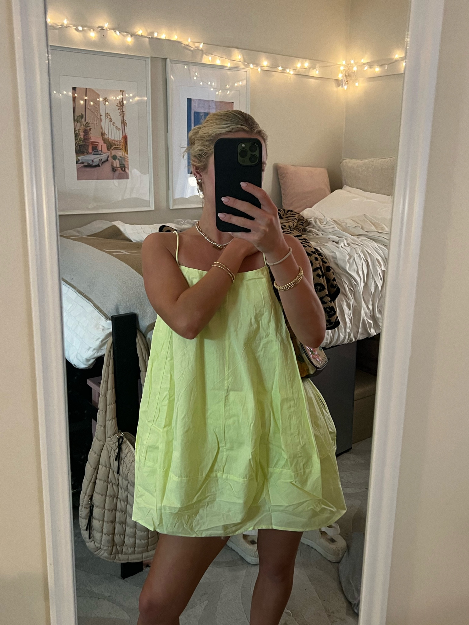knee length dresses for ladies Free People Free-est Have A Thing For You Mini Dress – White Chocolate  Couture main image 1