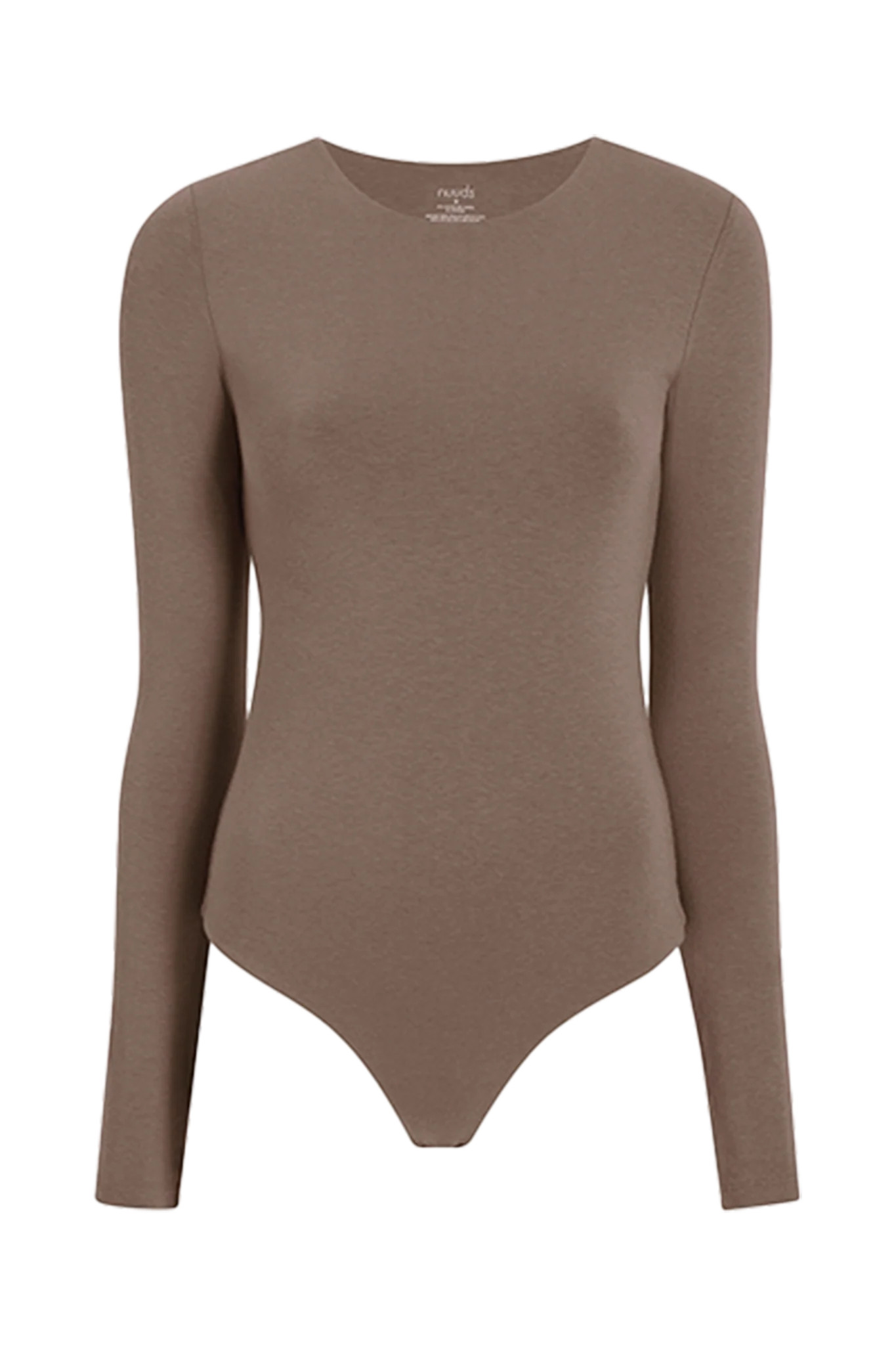Long Sleeve Crewneck Bodysuit | nuuds