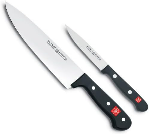 WÜSTHOF Gourmet 2-Piece Chef's Knife Set,Black | Amazon (US)
