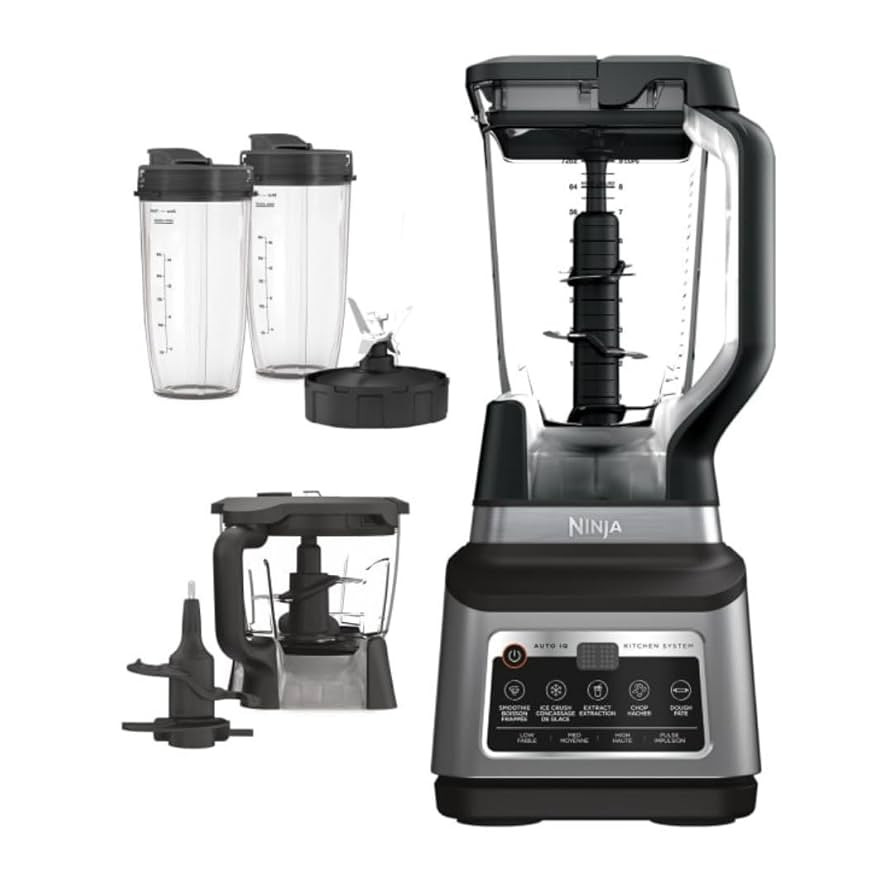Ninja BN801 Professional Plus Kitchen System with Auto IQ, 1400 Wp - Gray (Renewed) | Amazon (US)