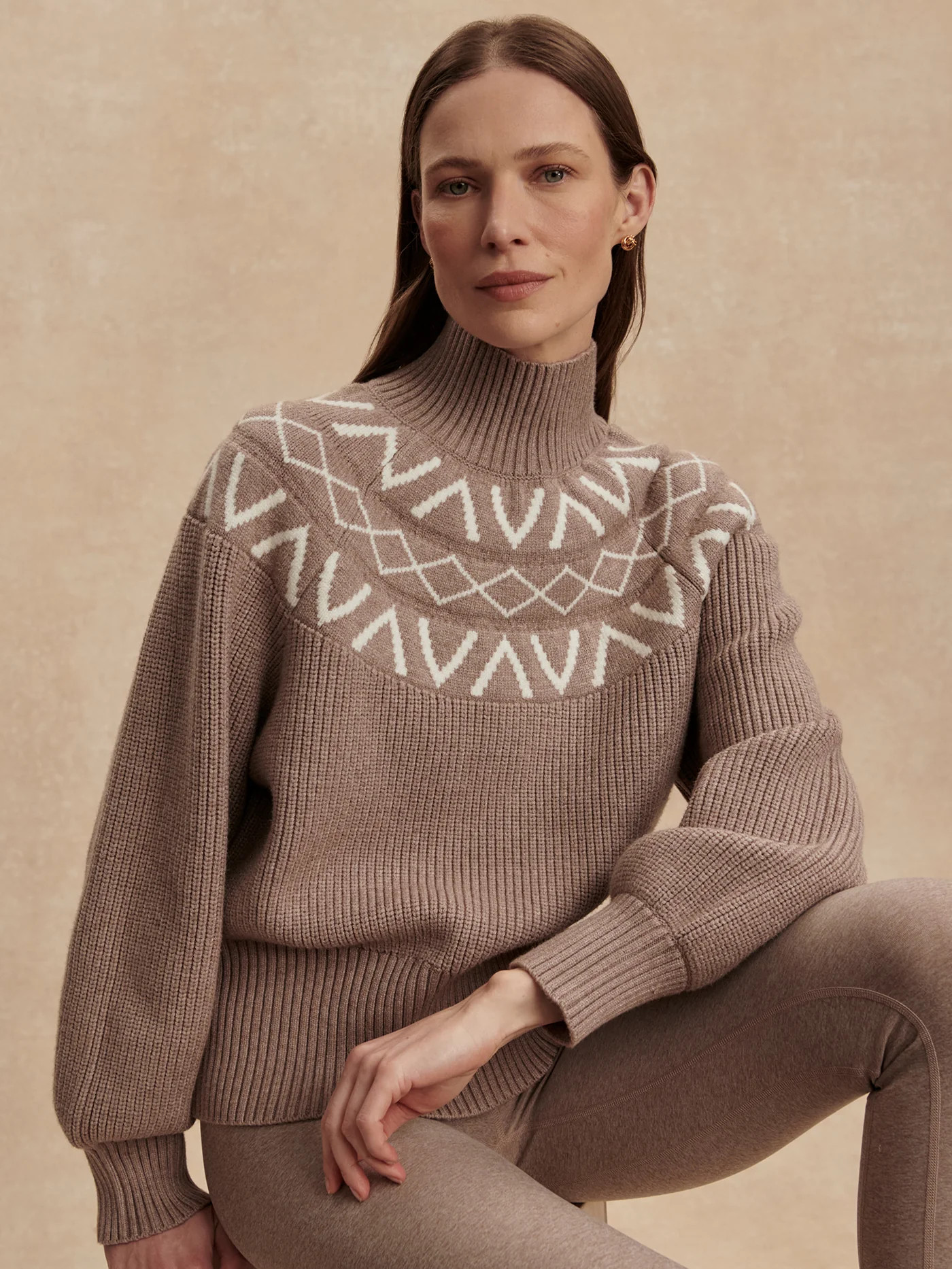 Marcie Fairisle Yoke Knit | VARLEY US | Varley US