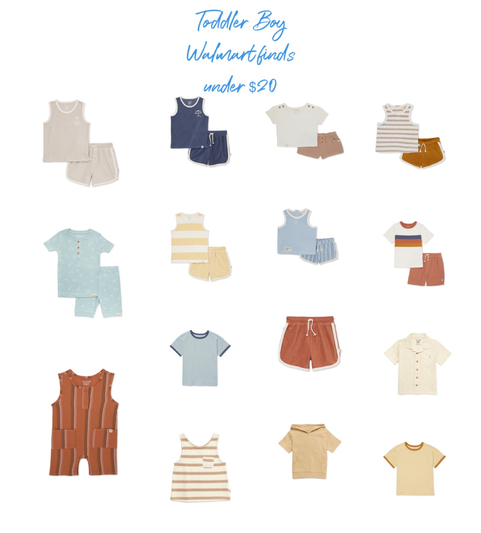 Outfits inspo for toddler boys from Walmart under $20.

#LTKFind #LTKkids #LTKbaby