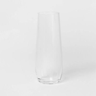 9oz 4pk Glass Stemless Champagne Glasses - Threshold™ | Target