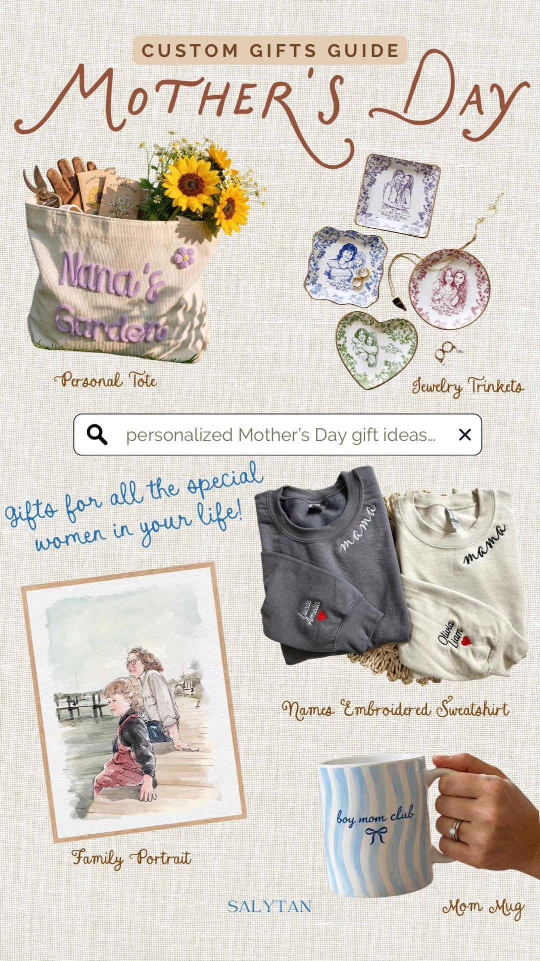 Mother’s Day Gift Guide: Best selling gifts for mom! 
Custom and personalized to give all the special women in your life on Mother’s Day this upcoming May. Order in time!!

Say I love you with a special gift from the heart. ♥️ 

#LTKMothersDay #LTKWedding #LTKmomlife