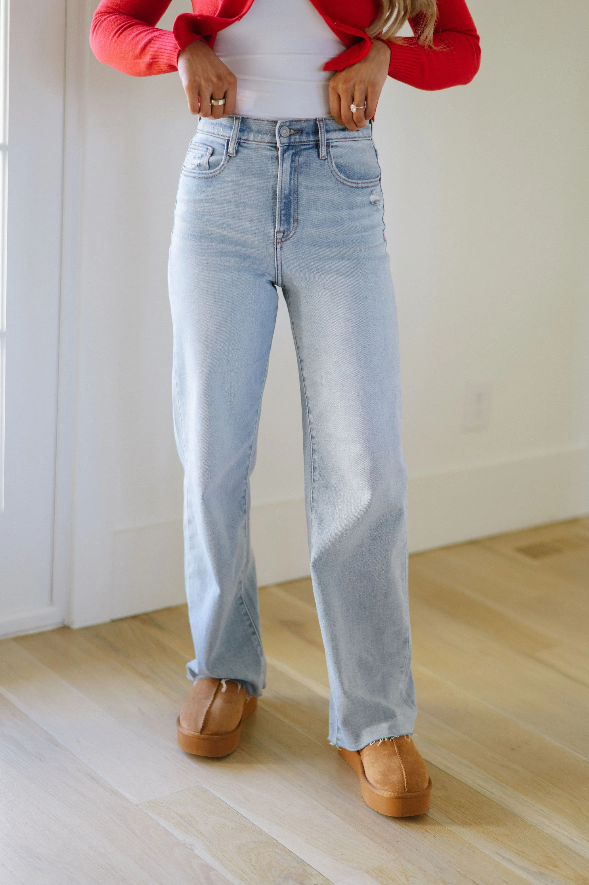Clark Dad Jeans- Light Blue | These Three
