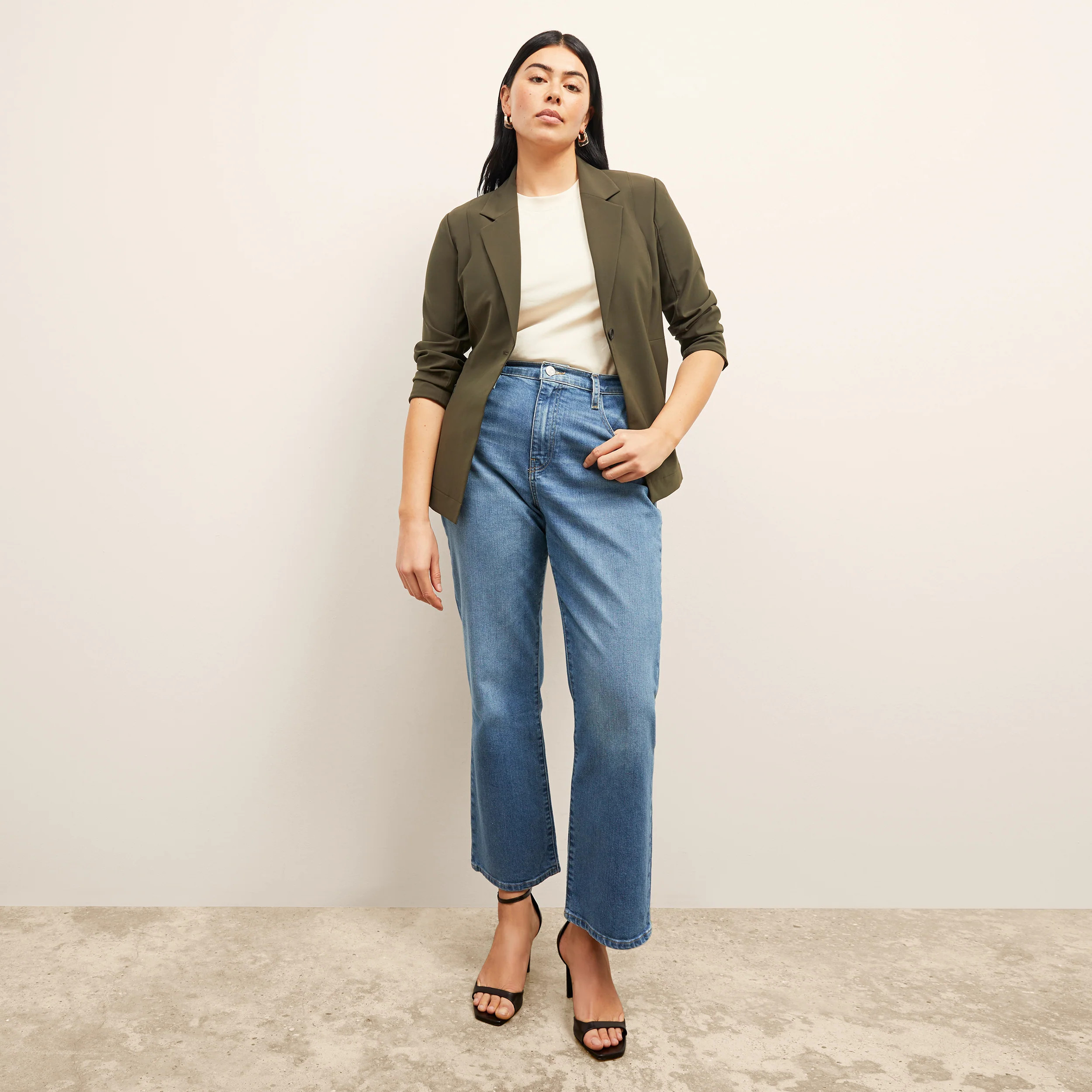 FRAME Le Jane Ankle :: Deep Water | MM LaFleur