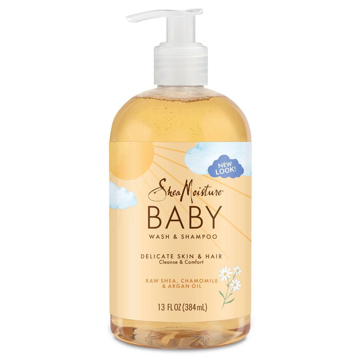 SheaMoisture Baby Wash & Shampoo Raw Shea + Chamomile + Argan Oil Calm & Comfort for All Skin Typ... | Target