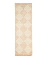 3x8 Hand Knotted Wool Blend Runner | Marshalls