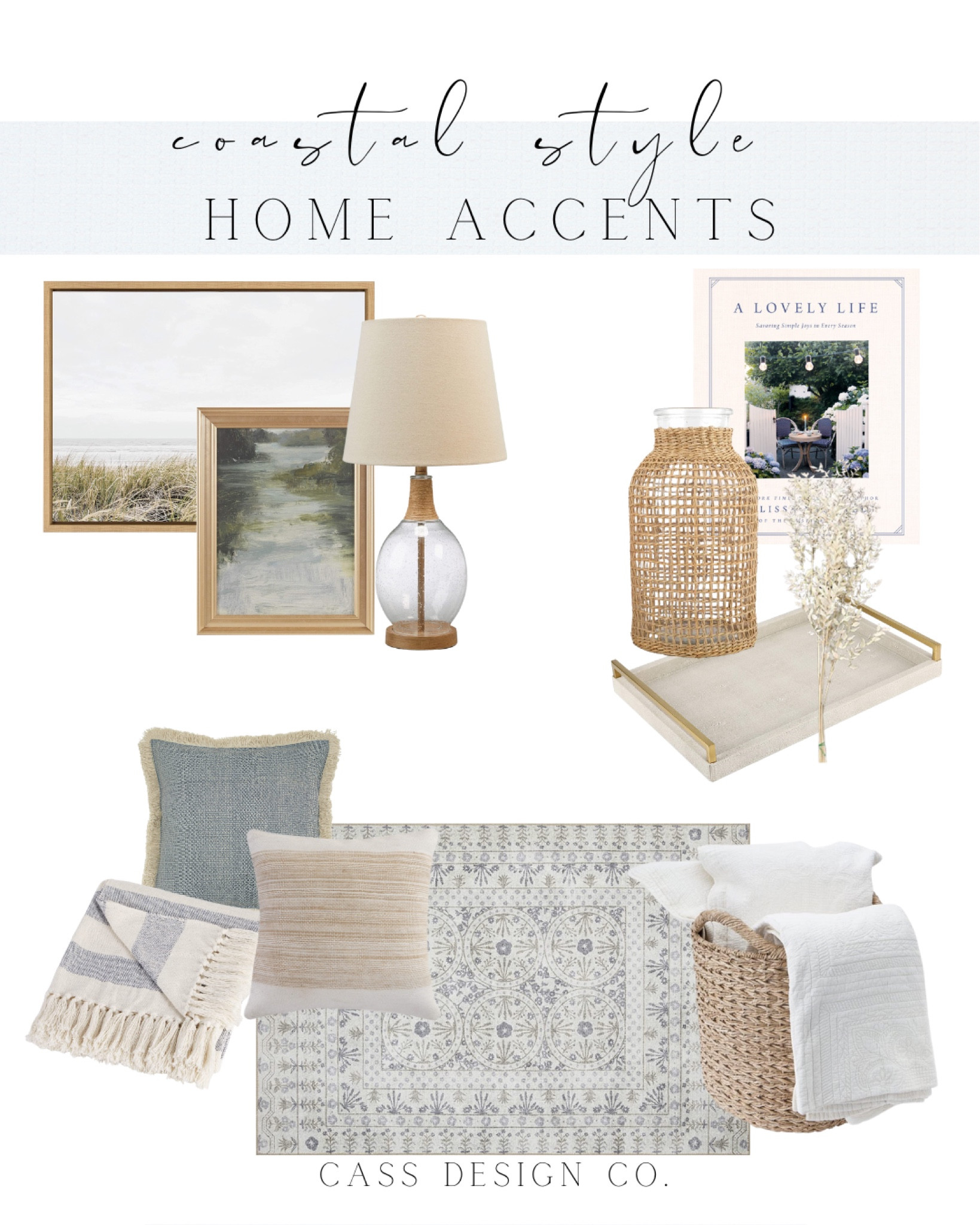 Coastal style home accents, all from Amazon

#LTKFind #LTKhome #LTKstyletip