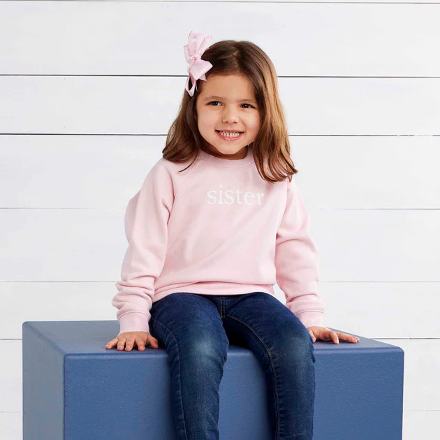 Sister Pink Sweatshirt | Classic Whimsy