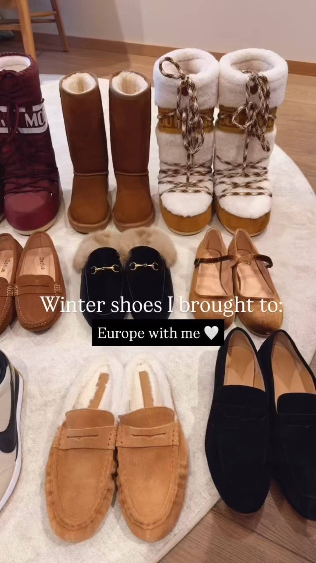 Winter shoes I brought to Europe with me 🤎
Mule
Loafer
Sneakers 
Snow boots 
Winter boots 
Heels boots 
Suede boots 
Everything fits true to size 

#LTKootd #LTKU #LTKSeasonal