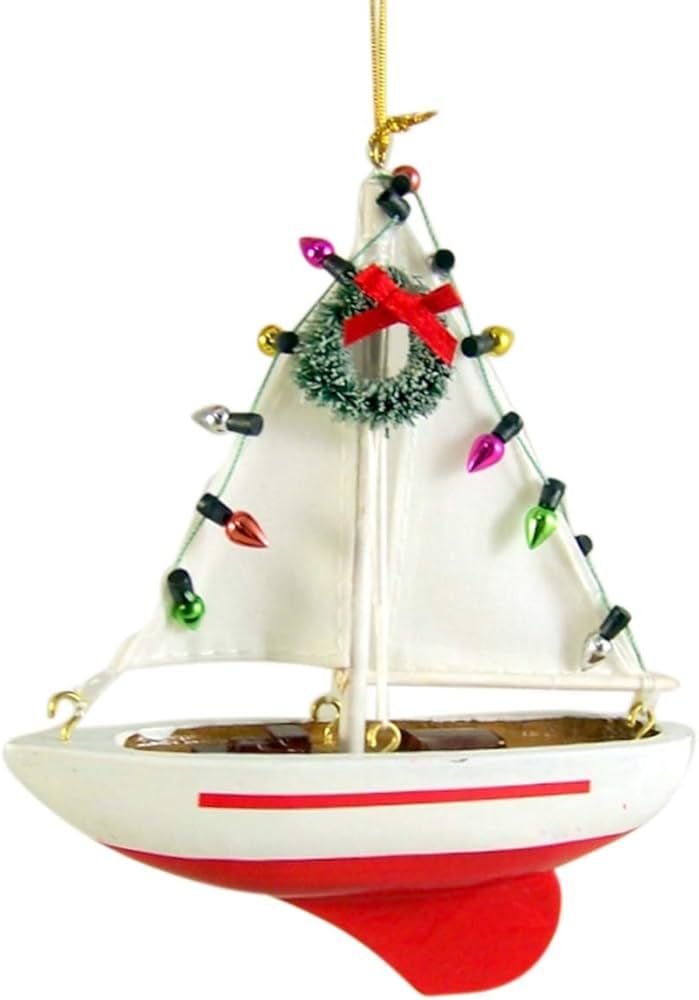 Sailboat Christmas Tree Ornament 5 1/2 Inch | Amazon (US)